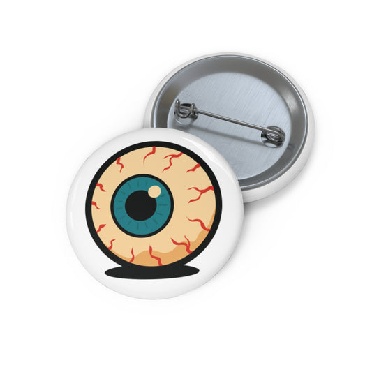I Watch Horror Eyeball Pin Buttons, Fun Pins, Unique Badges, Halloween Accessories, Quirky Gifts, DIY Decor