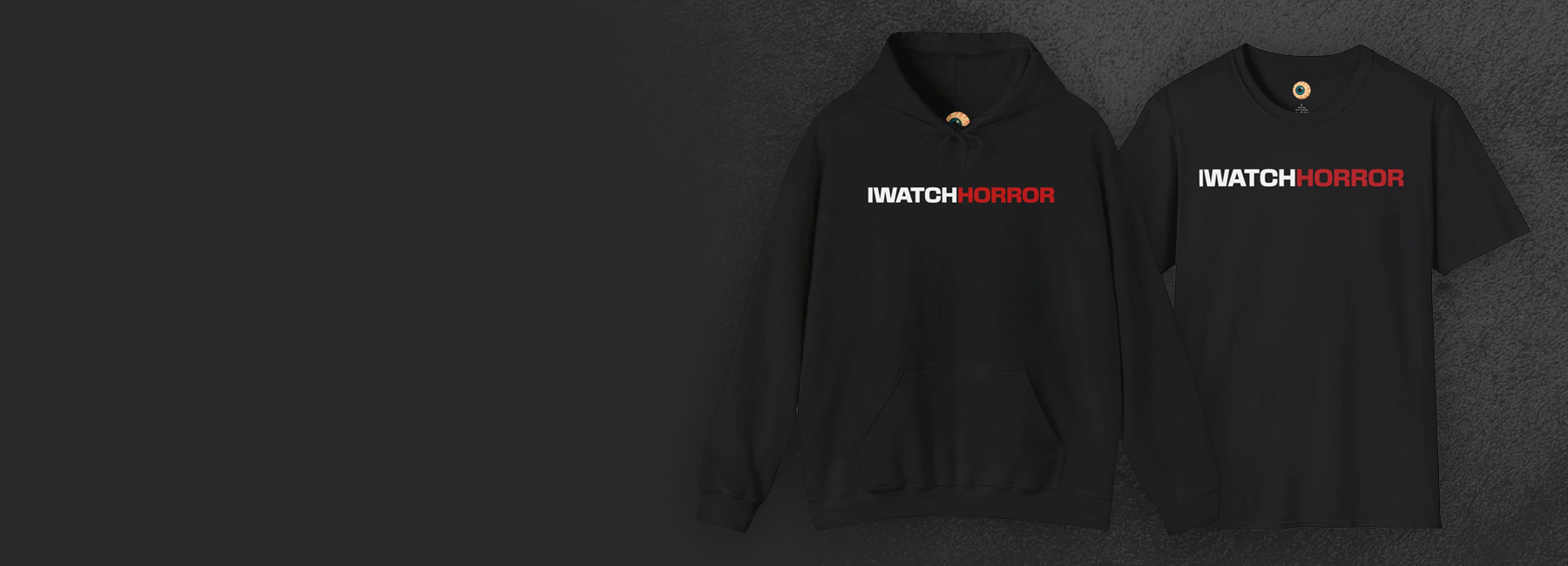 I Watch Horror black T-shirt